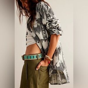 We The Free Izzie Cargo Jacquard Shirt